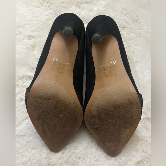 ALDO’S Black Pointed Toe Pump - Picture 4 of 7